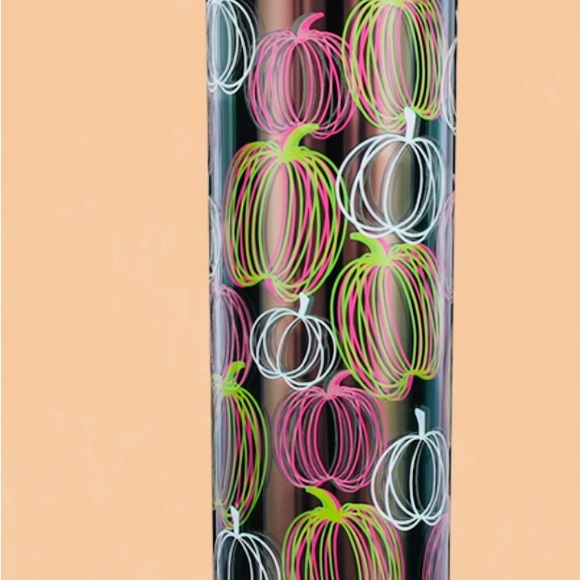 Starbucks Glow in the Dark Pumpkin Tumbler Iridescent Hot Cold Cup Halloween NWT - Picture 12 of 15